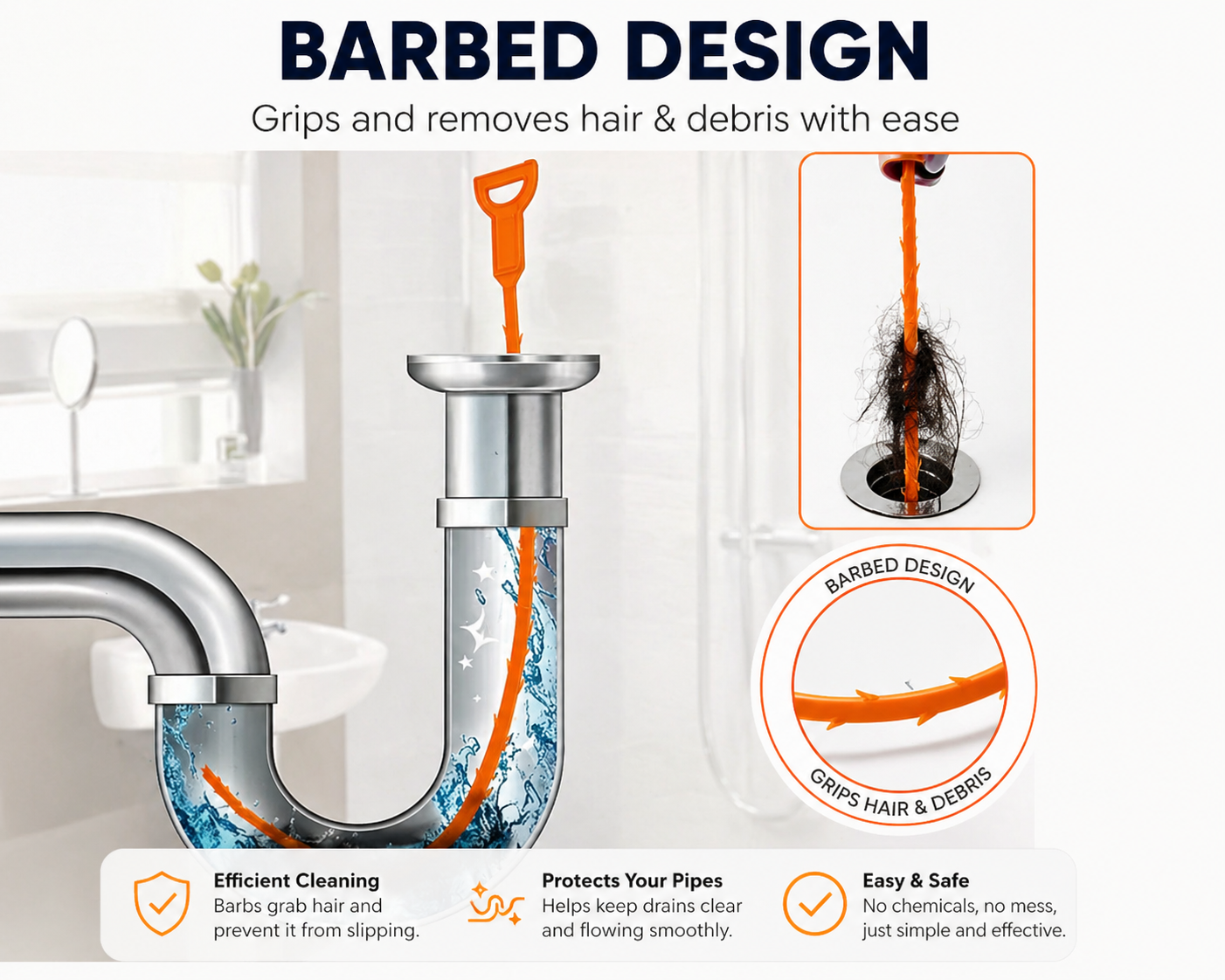 Hair Drain Unclogger
